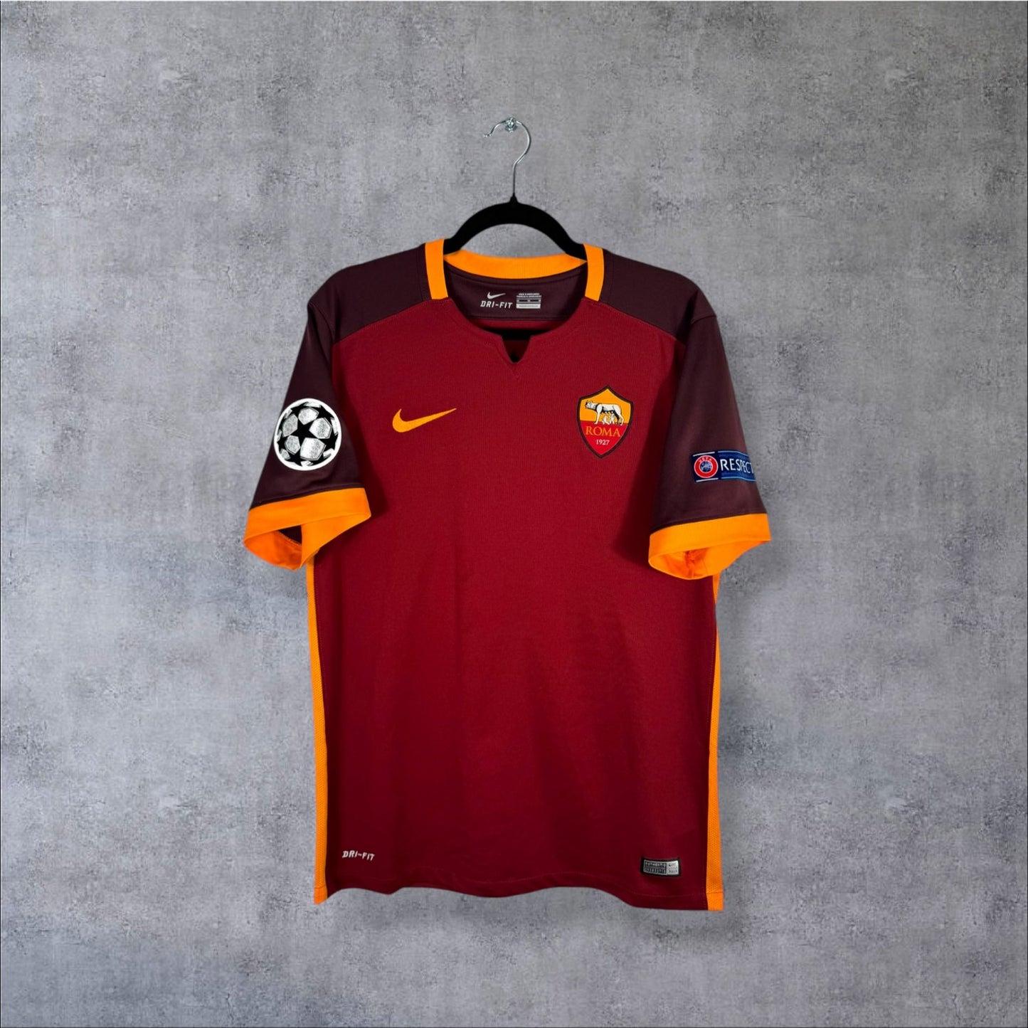 Maillot authentique AS Roma 2015-2016 Domicile Nike vue de face
