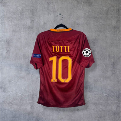 Maillot AS Roma 2016-2017 Domicile - Totti N°10 (S)