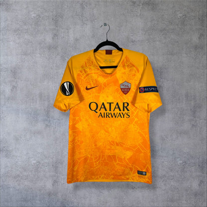 Maillot AS Roma 2018-2019 third Nike face Qatar Airways imprimé plan de Rome