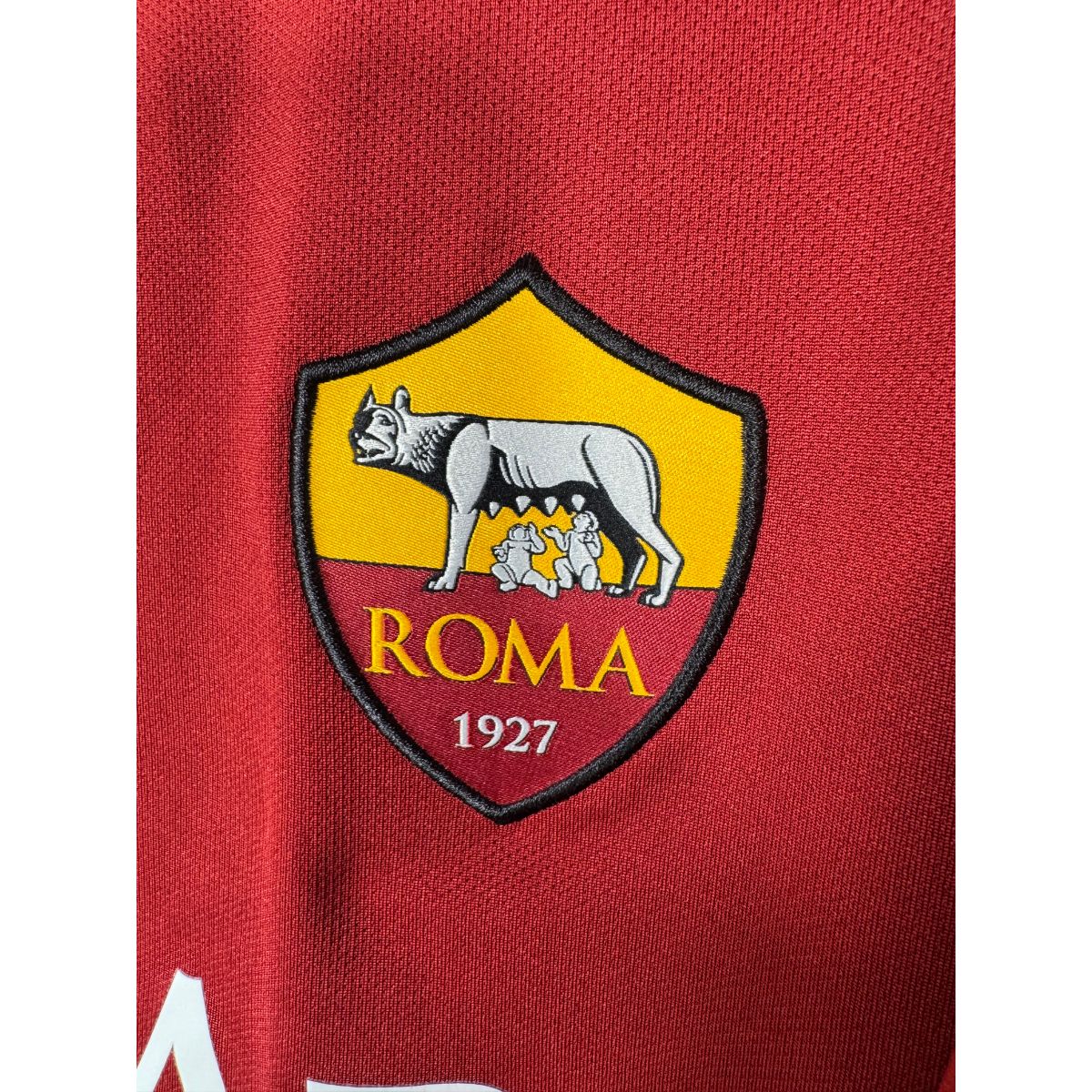 Détail de l'écusson de l'AS Roma
