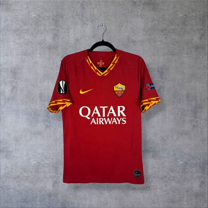 Maillot AS Roma 2019-2020 domicile face Qatar Airways