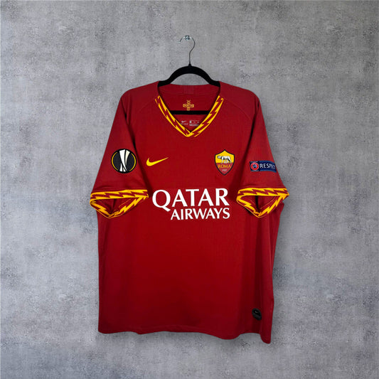 Maillot authentique AS Roma 2019-2020 Domicile Nike vue de face