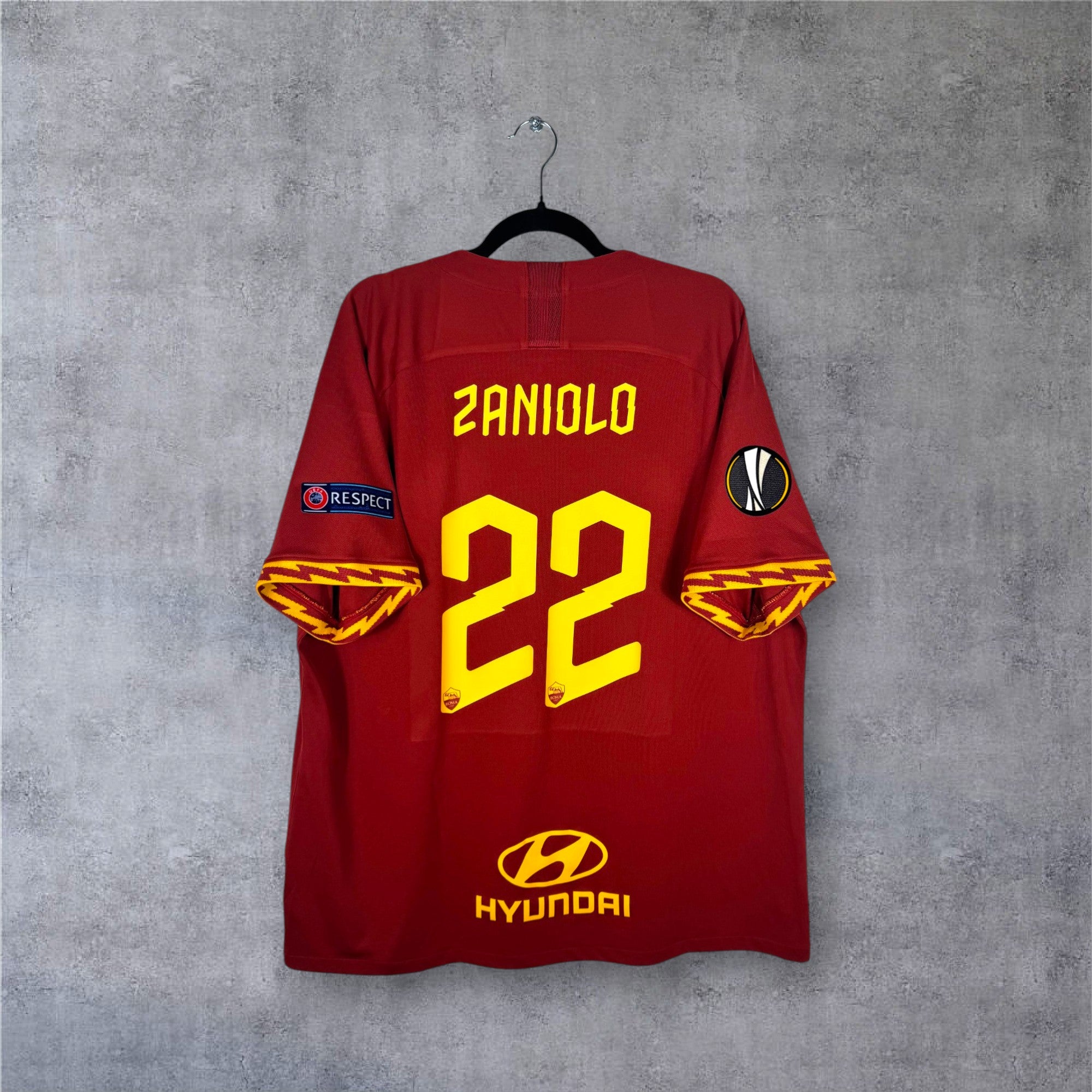 AS Roma 2019-2020 Home Jersey - Zaniolo N°22 (XXL) – Pure Football