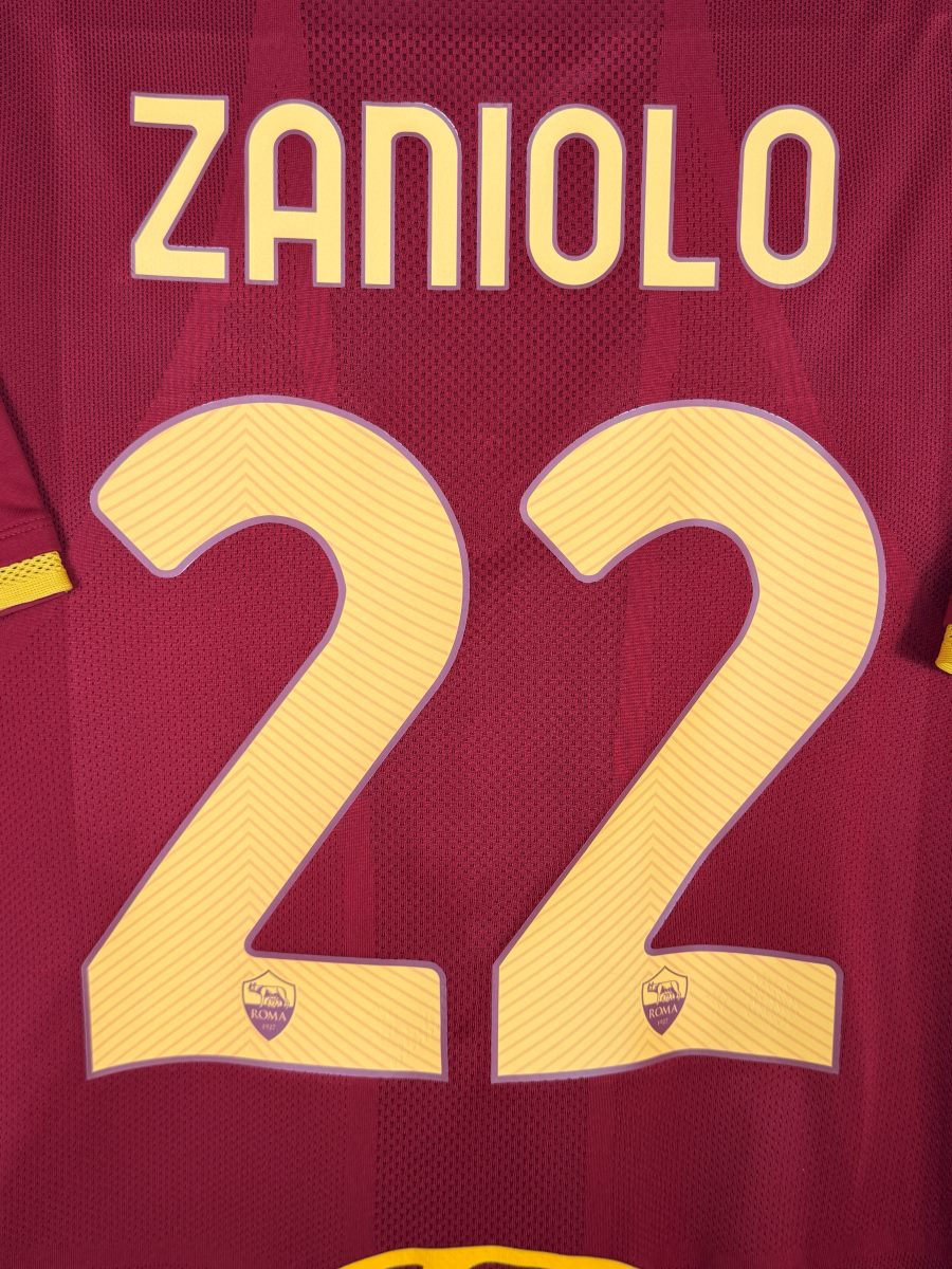 AS Roma 2021-2022 Home Shirt Zaniolo 22 (M) – Pure Football Shirts
