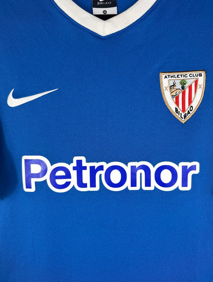 Détail de l'écusson de l'Athletic Club et du logo Nike