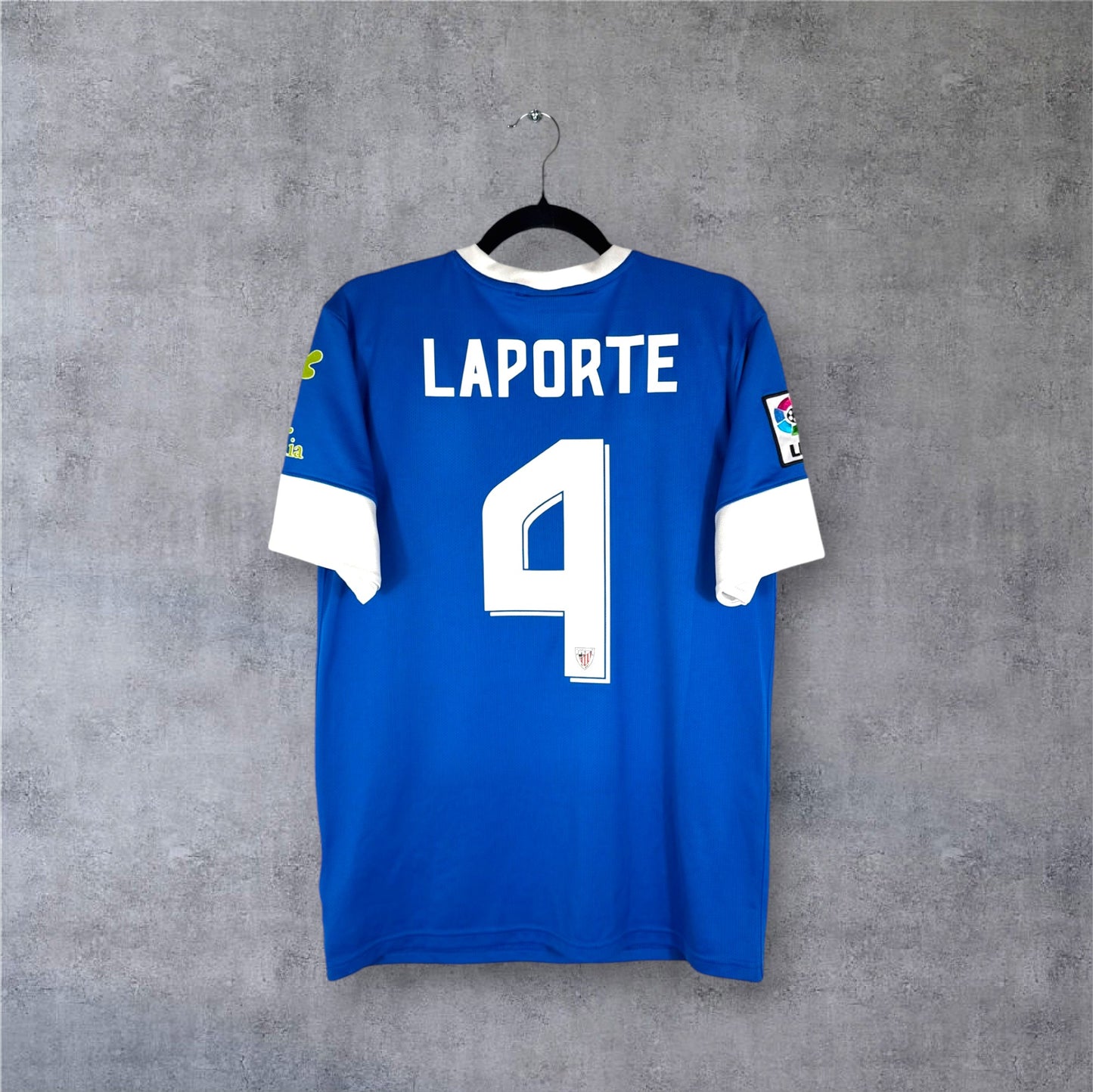Flocage Laporte numéro 4 sur maillot Athletic Club 2013-2014