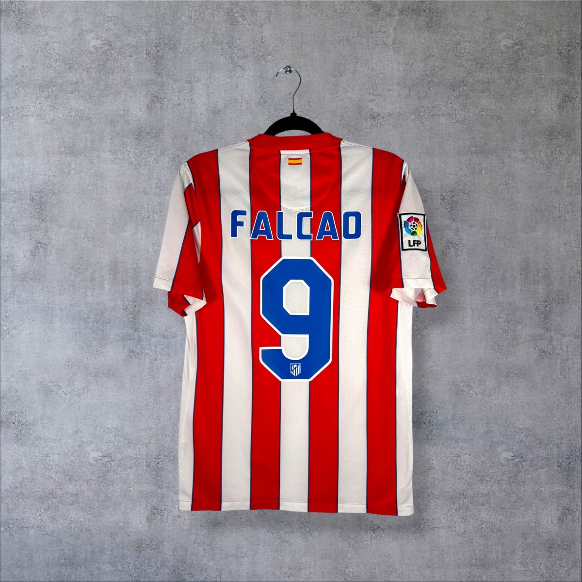 Maillot Atletico Madrid 2011-2012 domicile dos flocage Falcao 9