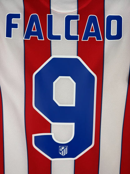 Flocage Falcao numero 9 ecusson Atletico imprime dans le chiffre