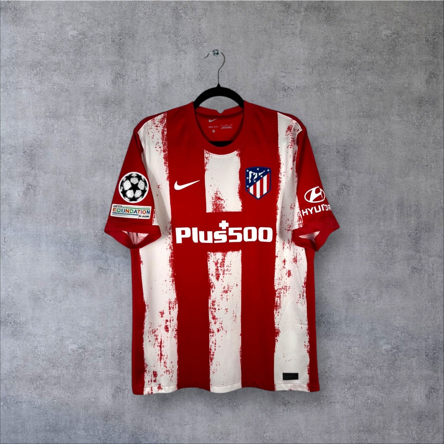 Maillot authentique Atlético Madrid 2021-2022 Domicile Nike vue de face