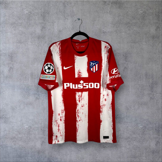 Maillot authentique Atlético Madrid 2021-2022 Domicile Nike vue de face
