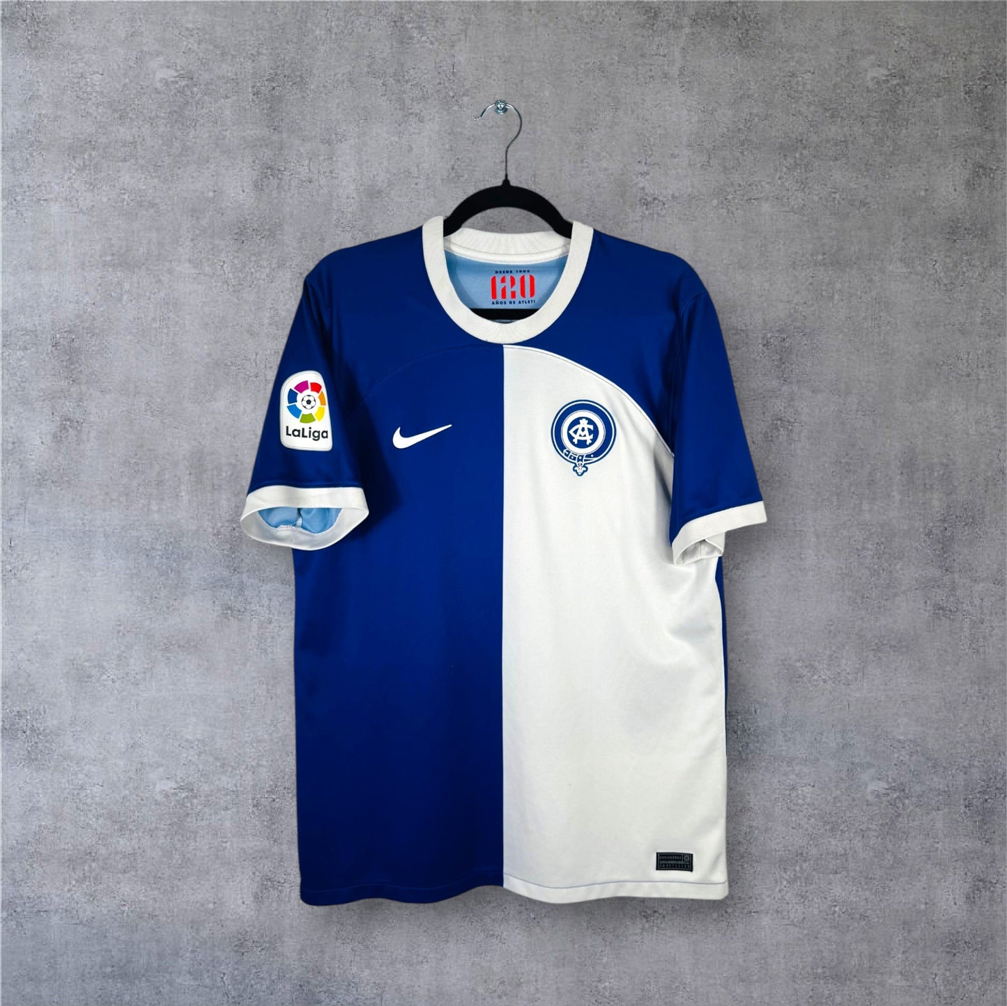 Maillot authentique Atlético Madrid 2023-2024 Extérieur Nike vue de face
