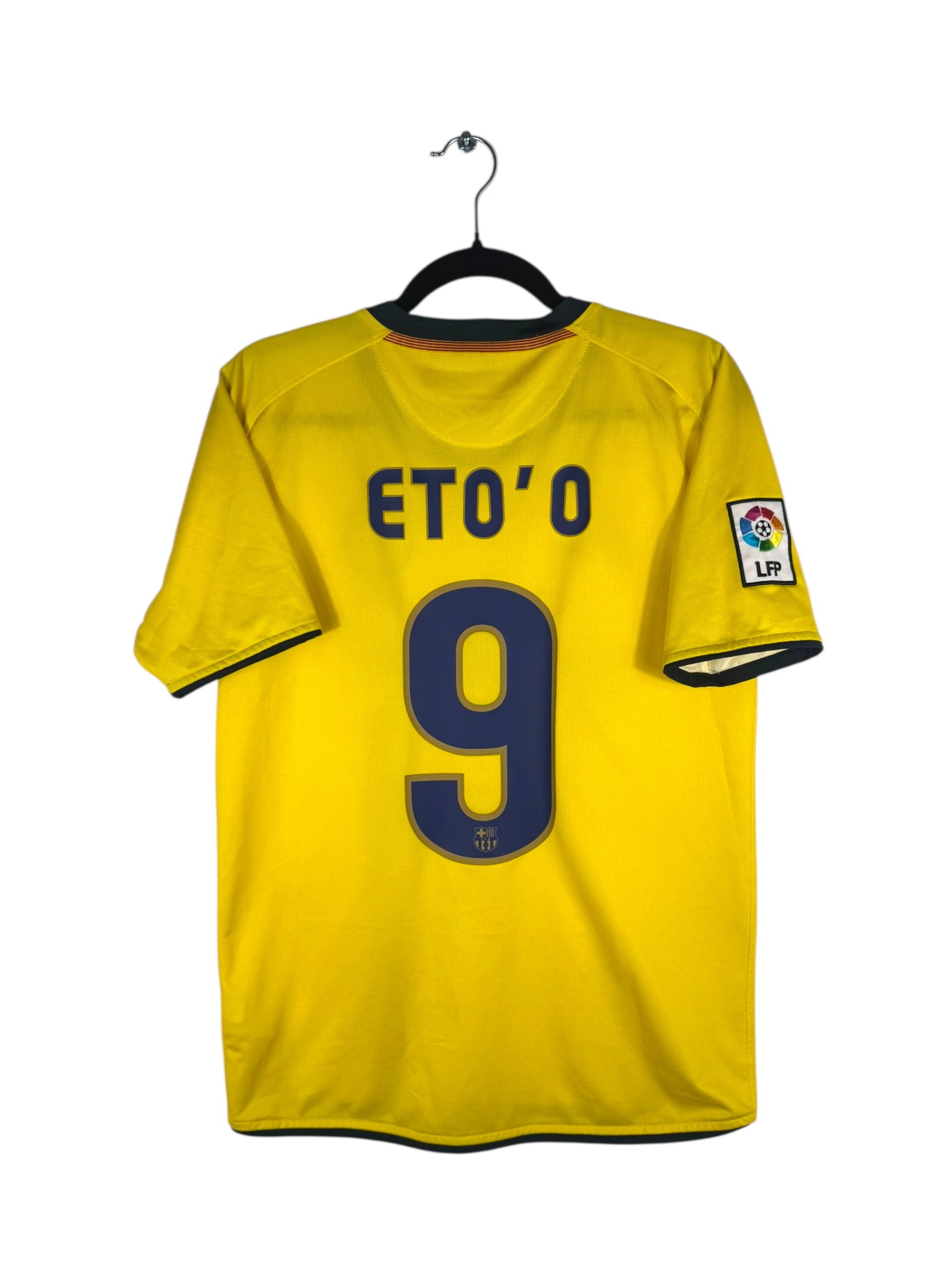 Maillot FC Barcelone 2008-2009 extérieur Eto’o numéro 9 vue arrière flocage