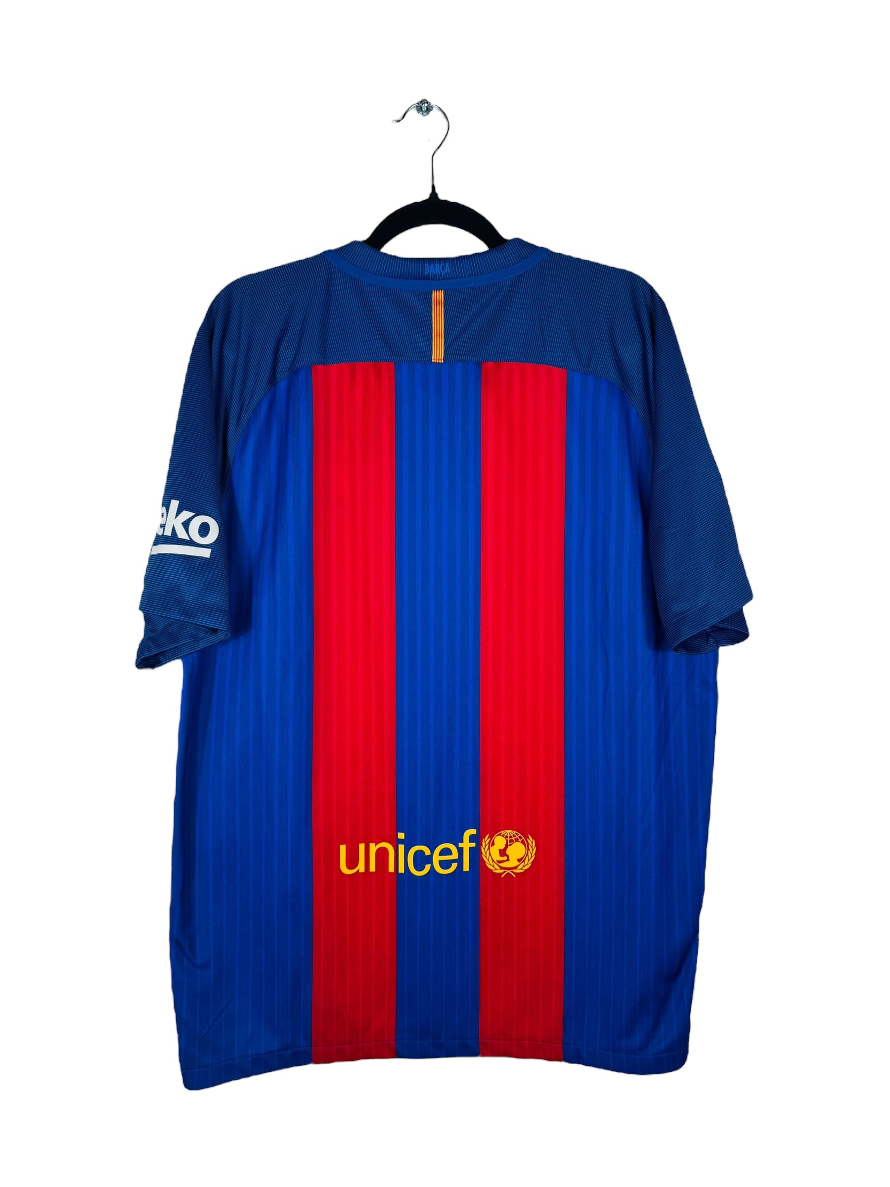 Maillot FC Barcelone 2016-2017 Domicile - Vue arrière