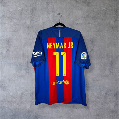 Barcelona Home Shirt 2016-2017 - Neymar JR No.11 (XXL)