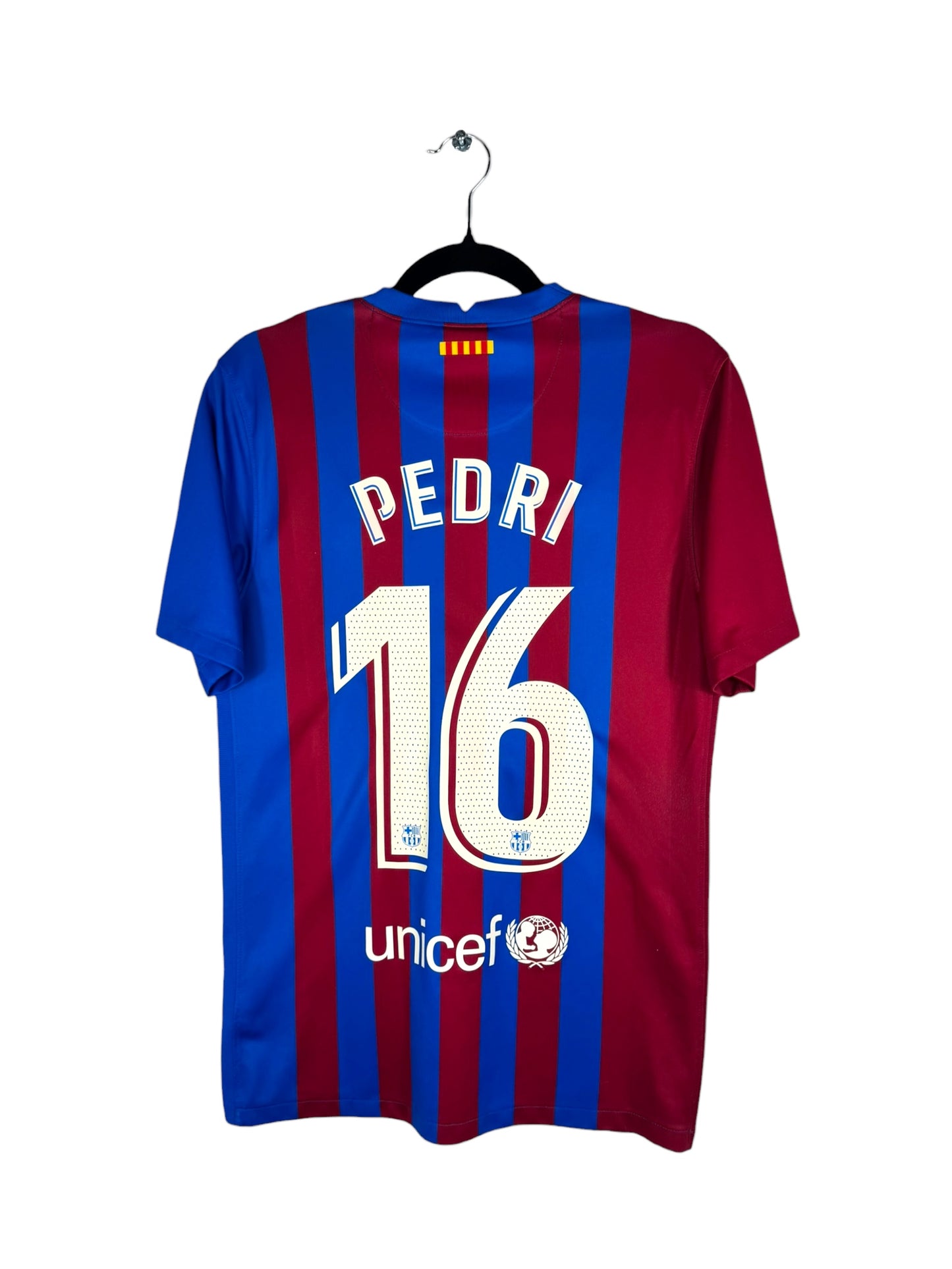 Maillot FC Barcelone 2021-2022 Domicile Nike Pedri 16 taille S