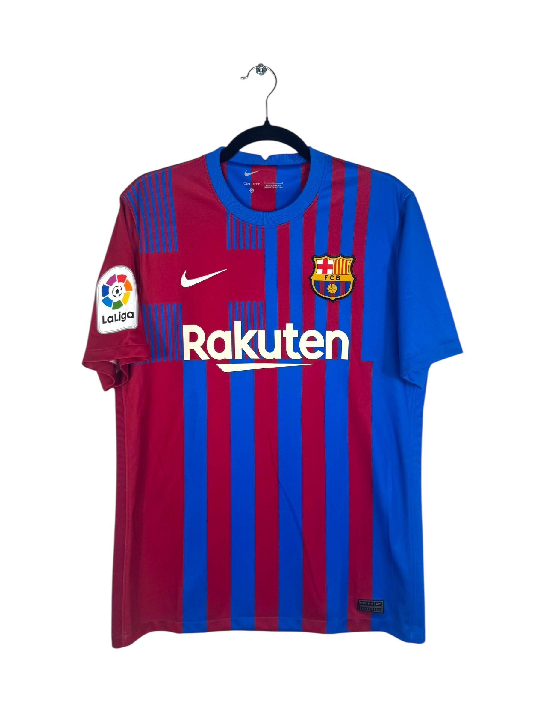 Maillot FC Barcelone 2021-2022 Domicile Messi 10 - Vue avant