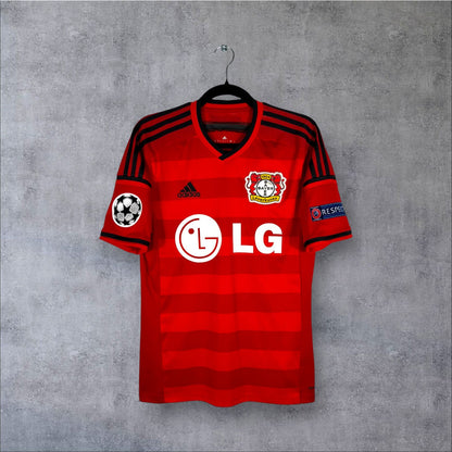Maillot authentique Bayer Leverkusen 2014-2015 Domicile Adidas vue de face