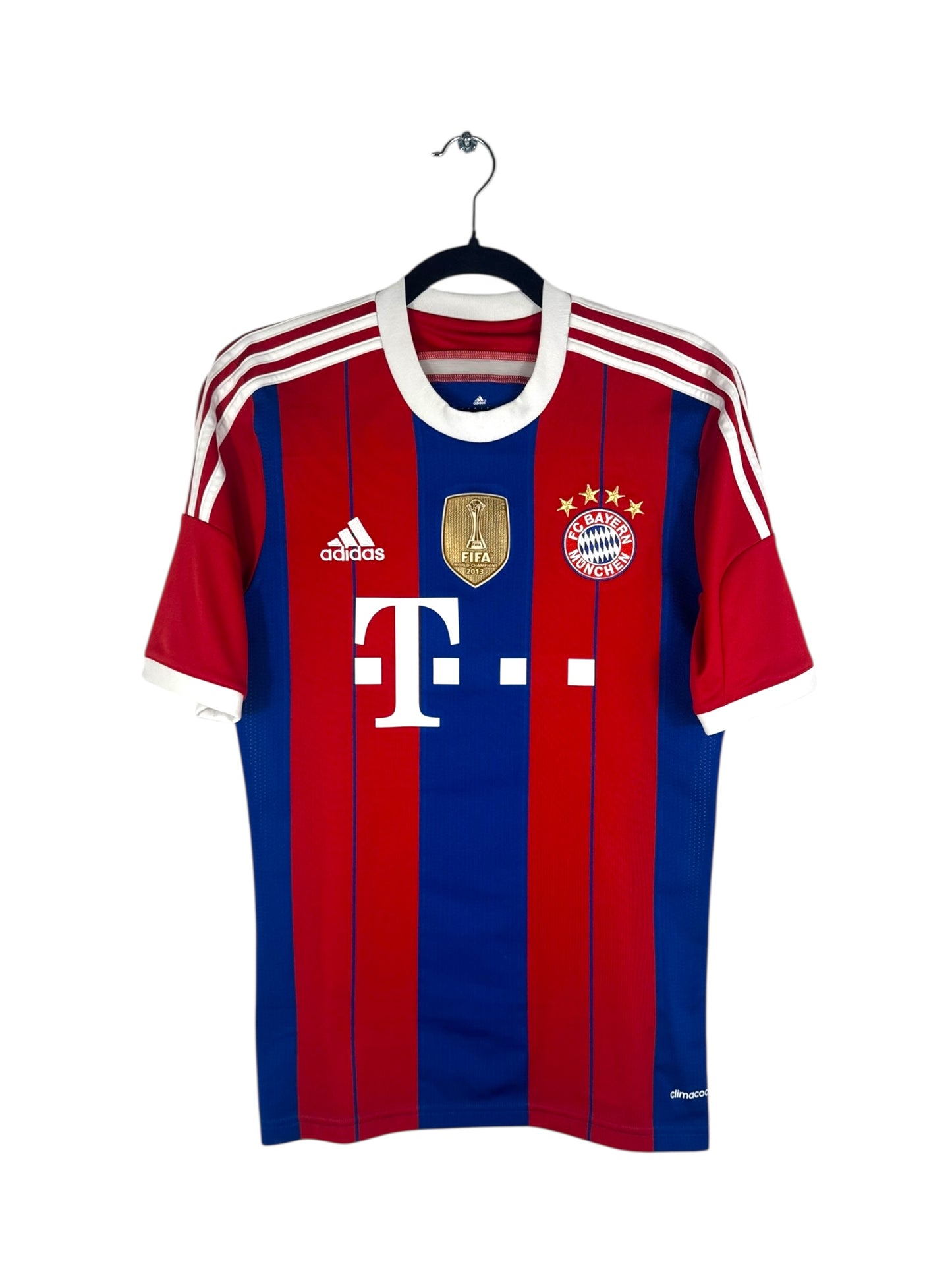 Maillot Bayern Munich 2014-2015 domicile Adidas vue avant logo club et sponsor