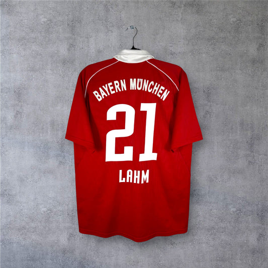 Flocage Lahm numéro 21 sur maillot Bayern Munich 2005-2006