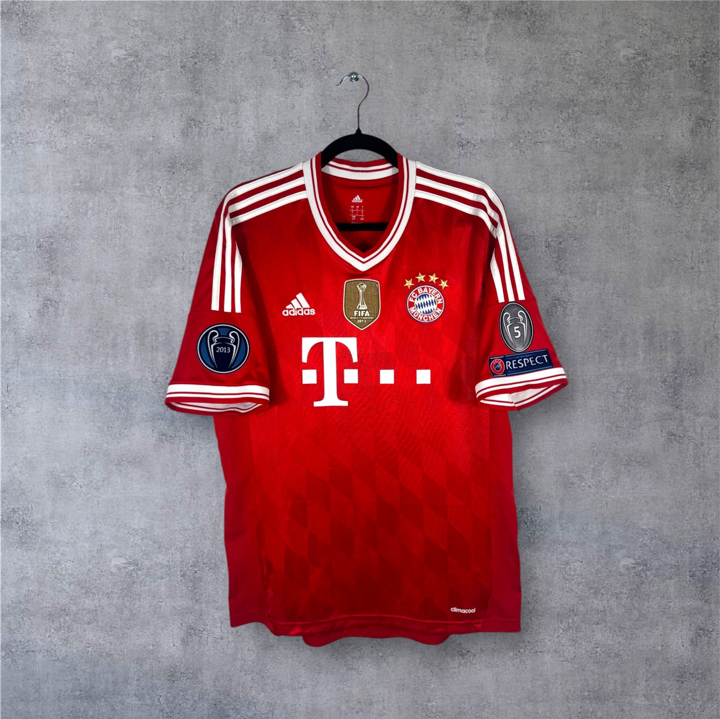 Maillot authentique Bayern Munich 2013-2014 Domicile Adidas vue de face