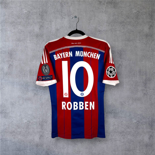 Flocage Robben numéro 10 sur maillot Bayern Munich 2014-2015 Domicile