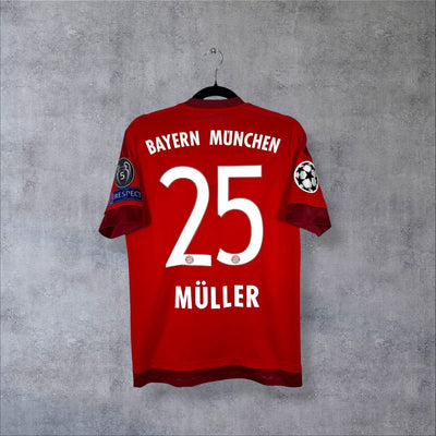 Maillot Bayern Munich 2015-2016 Domicile - Müller N°25 (S)