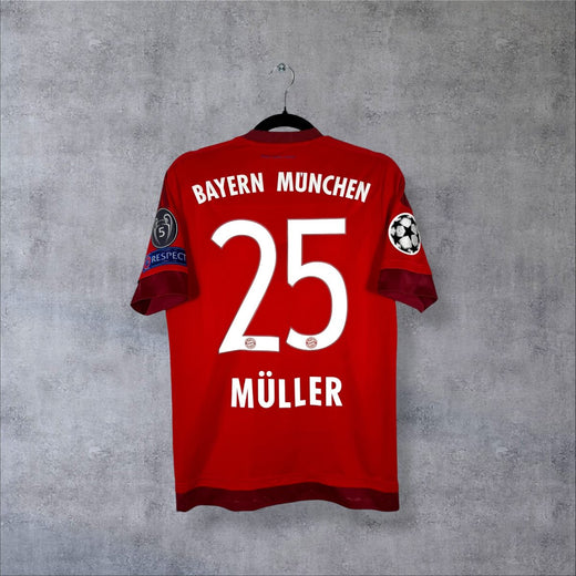 Maillot Bayern Munich 2015-2016 Domicile - Müller N°25 (S)