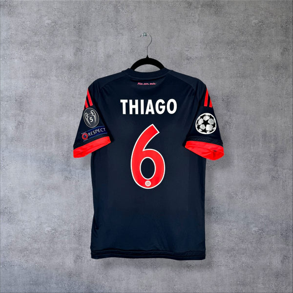 Maillot Bayern Munich 2015-2016 Third Thiago 6 Adidas S – Pure
