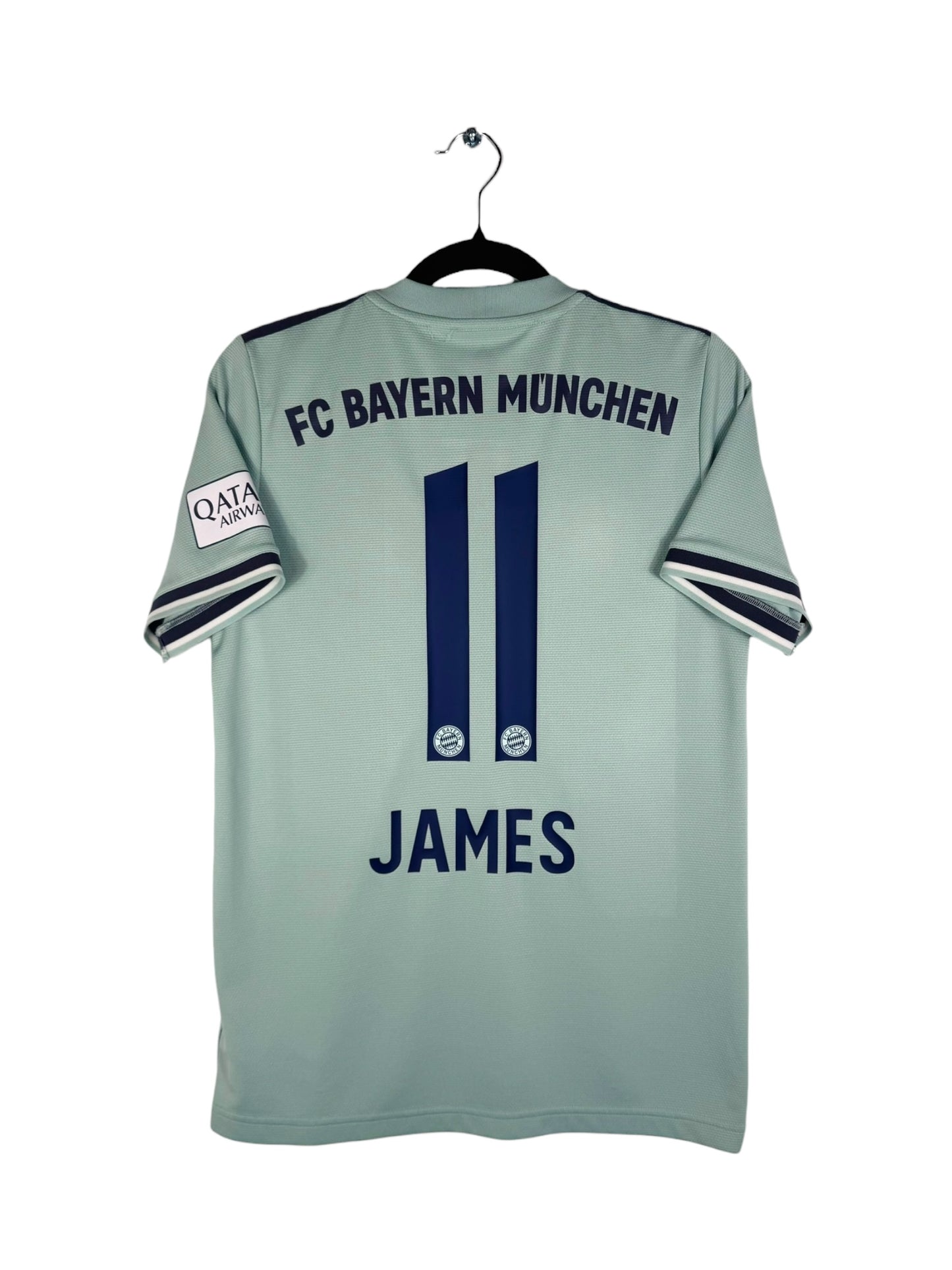Maillot Bayern Munich 2018‑2019 extérieur James Rodríguez numéro 11 vue arrière flocage