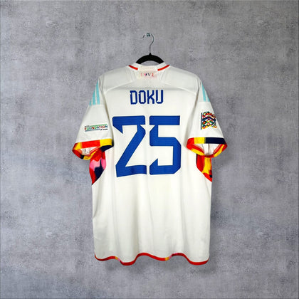 Belgium 2022-2023 Away Shirt - Doku No.25 (XXL)