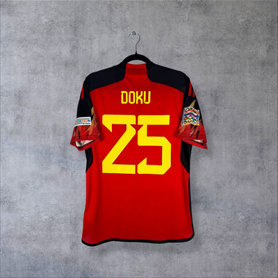 Belgium 2022 Home Shirt - Doku No.25 (M)