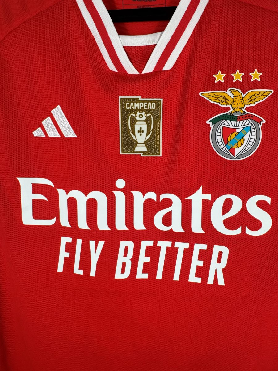Benfica 2023-2024 Home Shirt João Neves 87 (M) – Pure Football Shirts