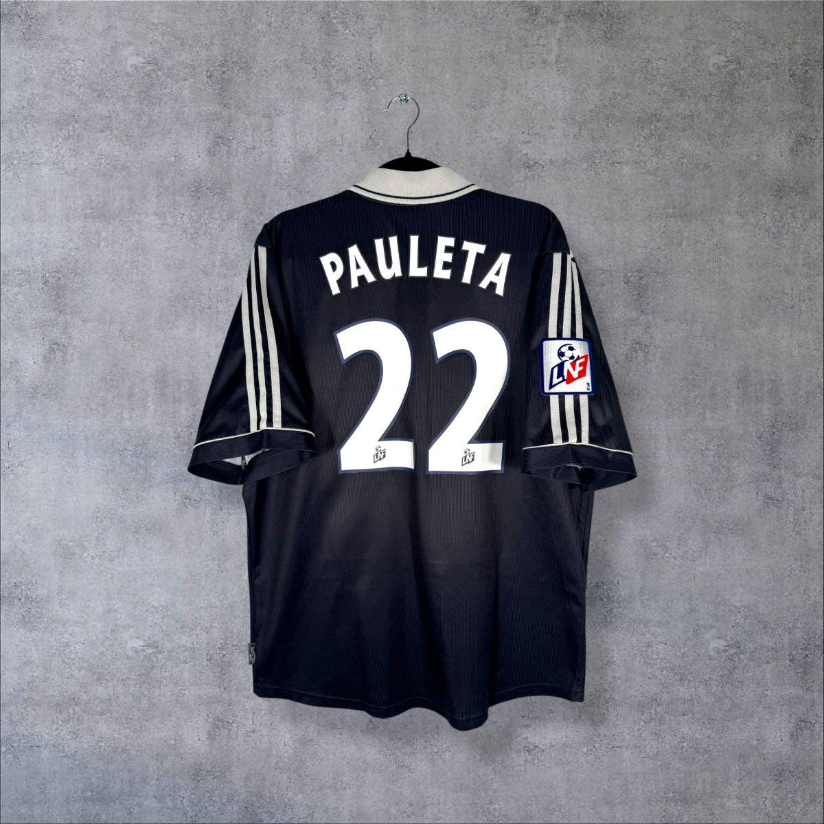 Maillot Girondins de Bordeaux 2000-2001 domicile flocage Pauleta N°22 vue dos