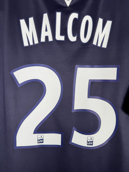 Détail flocage Malcom N°25 maillot Girondins de Bordeaux domicile 2015-2016