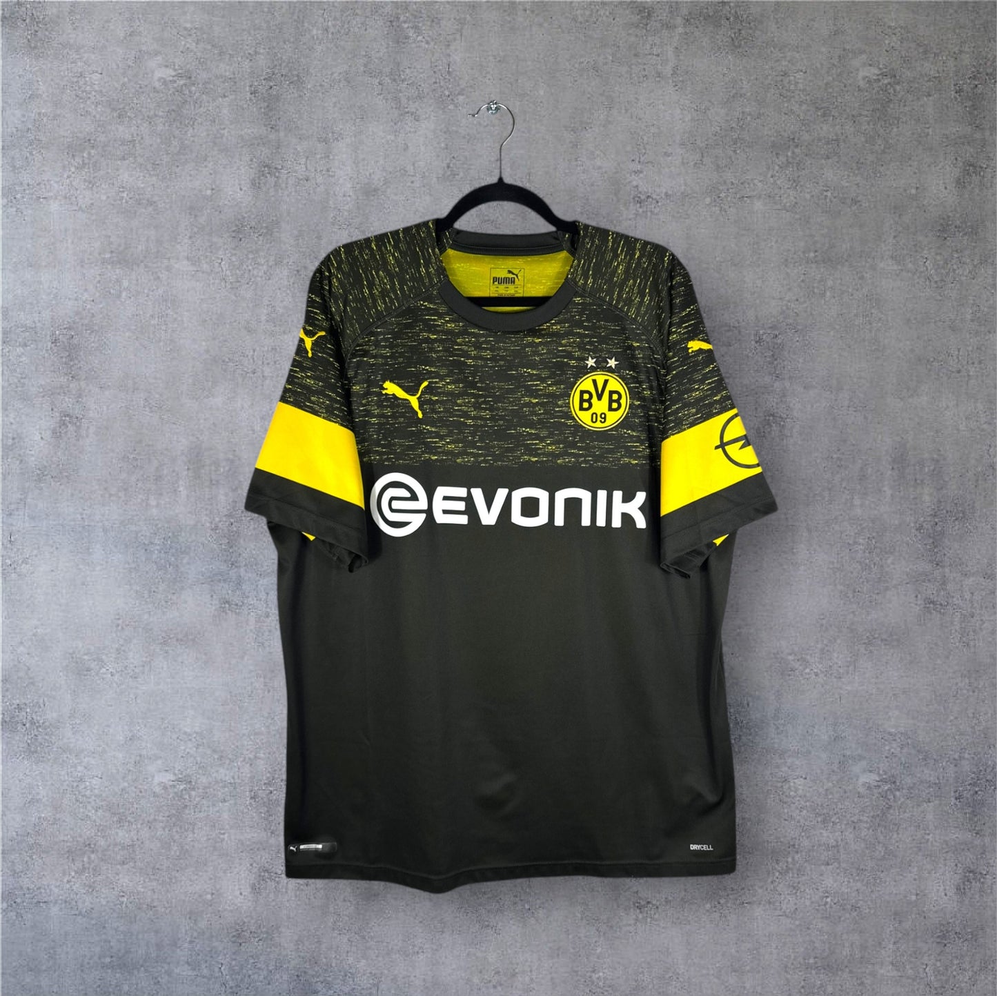 Maillot authentique Borussia Dortmund 2018-2019 Extérieur Puma vue de face