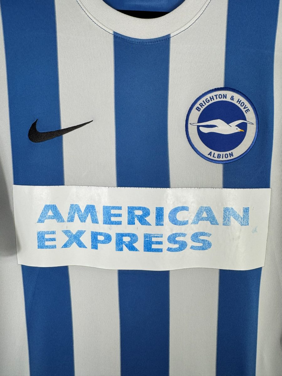 Ecusson brode mouette Brighton and Hove Albion et sponsor American Express