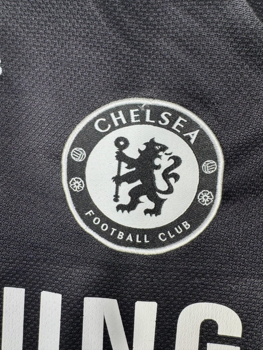 Détail écusson Chelsea Football Club maillot extérieur 2008-2009