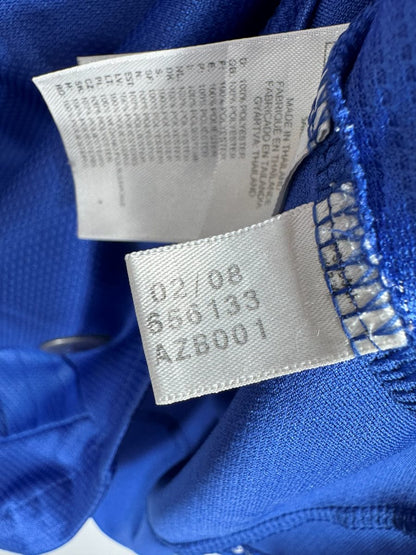 Étiquette adidas 02/08 code 656133, maillot Chelsea domicile 2008-2009 Drogba