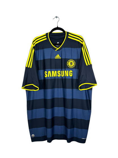 Maillot Chelsea 2009-2010 Extérieur Stock Pro Adidas Ballack 13