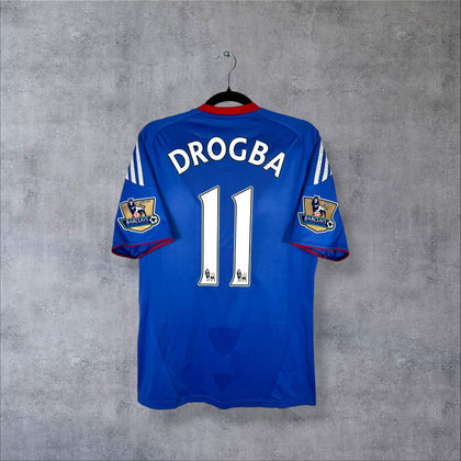 Chelsea 2010-2011 Home Shirt - Drogba No.11 (S)