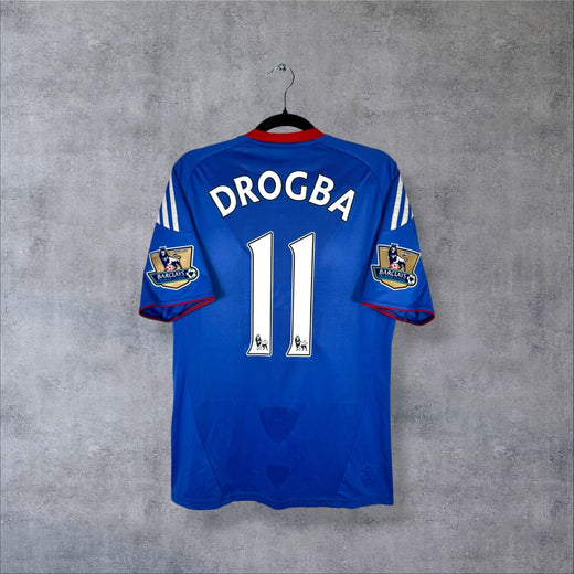 Chelsea 2010-2011 Home Shirt - Drogba No.11 (S)