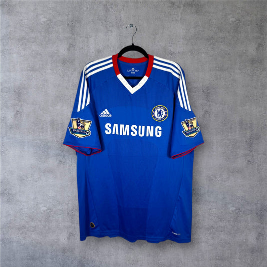 Maillot authentique Chelsea 2010-2011 Domicile Adidas vue de face