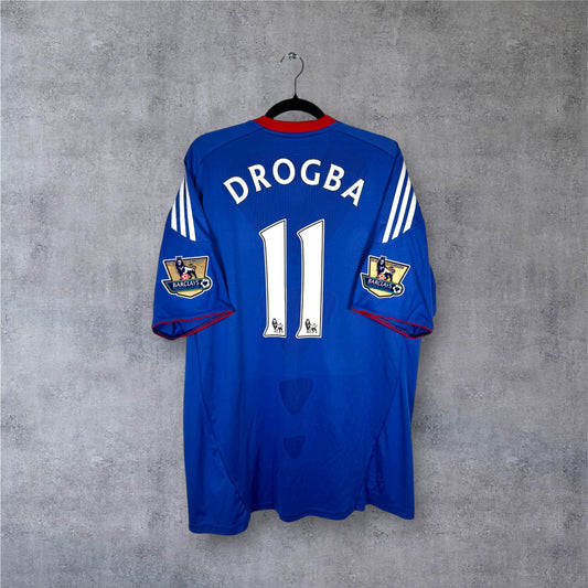 Flocage Drogba numéro 11 sur maillot Chelsea 2010-2011