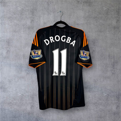 Flocage Drogba numéro 11 sur maillot Chelsea 2010-2011