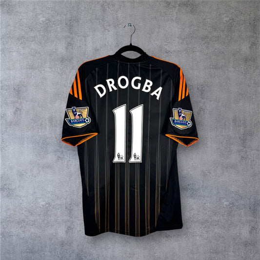 Flocage Drogba numéro 11 sur maillot Chelsea 2010-2011