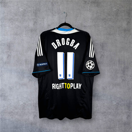 Flocage Drogba numéro 11 sur maillot Chelsea 2011-2012