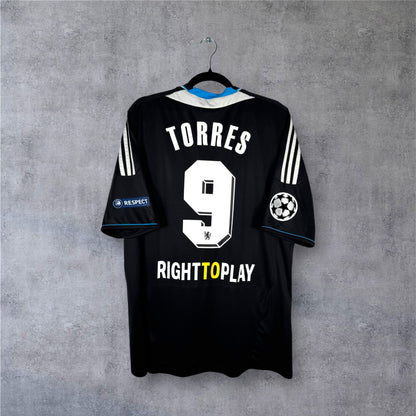 Flocage Torres numéro 9 sur maillot Chelsea 2011-2012