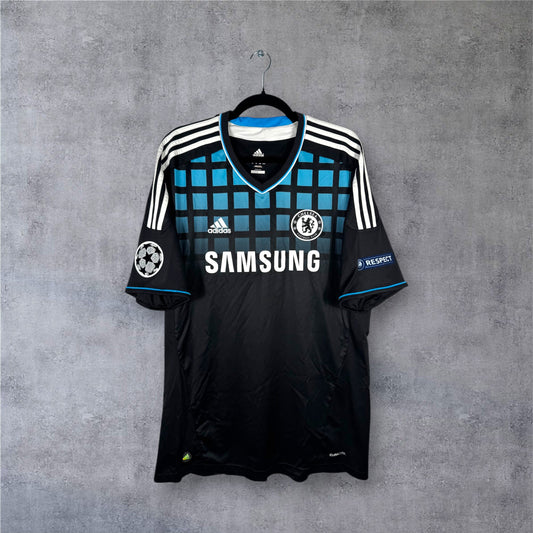 Maillot authentique Chelsea 2011-2012 Extérieur Adidas vue de face