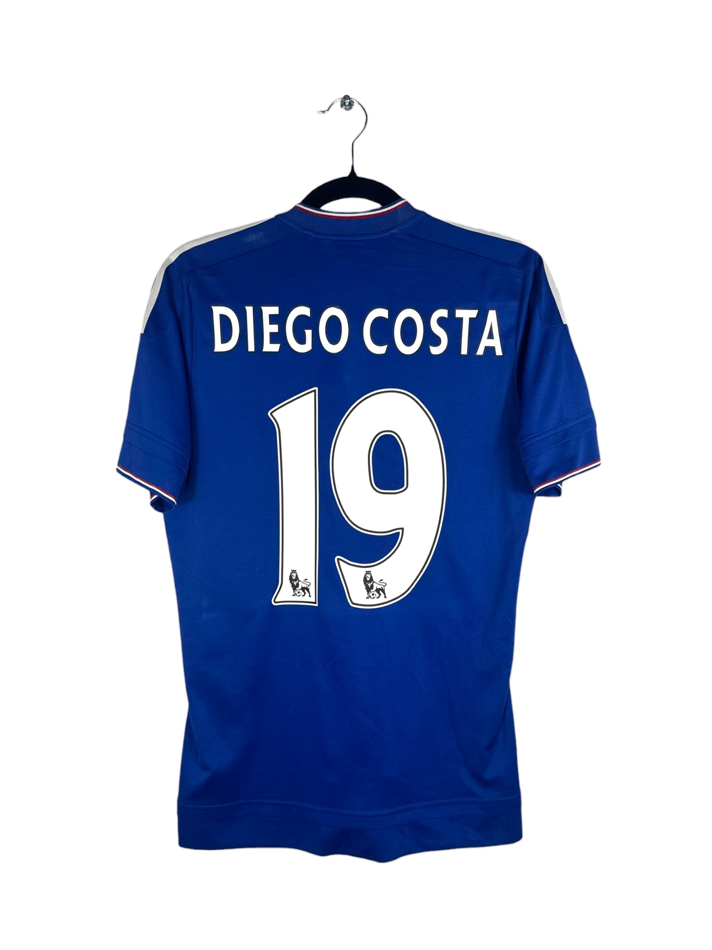 Maillot Chelsea FC 2015‑2016 domicile Diego Costa numéro 19 vue arrière flocage