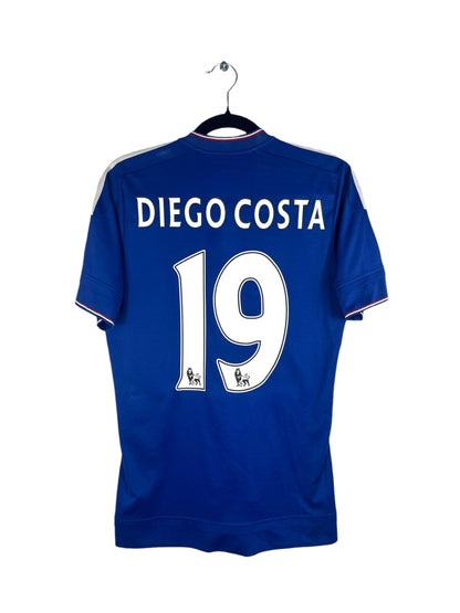 Maillot Chelsea FC 2015‑2016 domicile Diego Costa numéro 19 vue arrière flocage